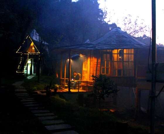 wooden Machaan Cottage and best camps in Bir Billing