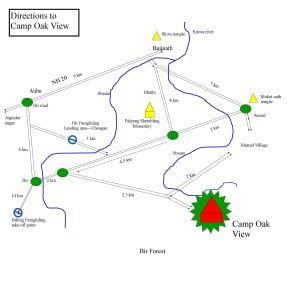 delhi to bir distance